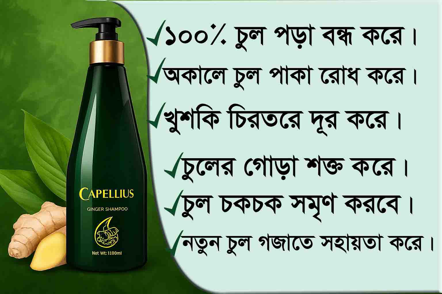 Capellius Ginger Shampoo